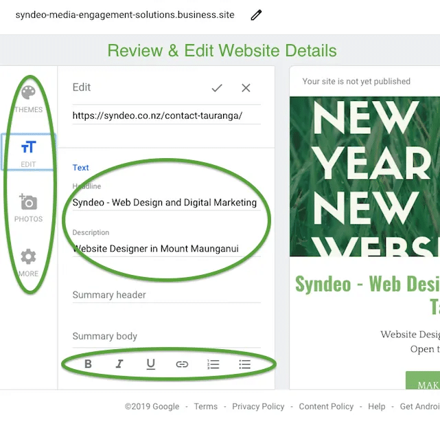 How To Create A Free Google Website For Small Business (2019)