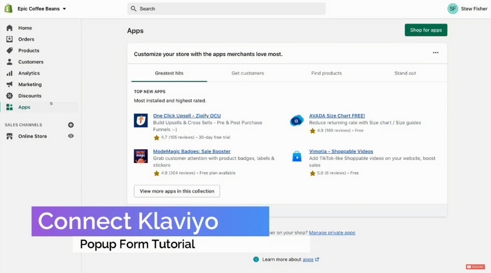 How To Create A Free Popup Form In Shopify Klaviyo Tutorial