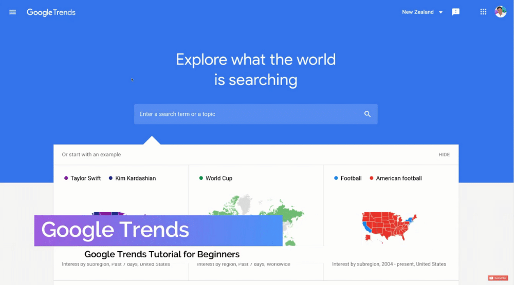 Get Started with Google Trends