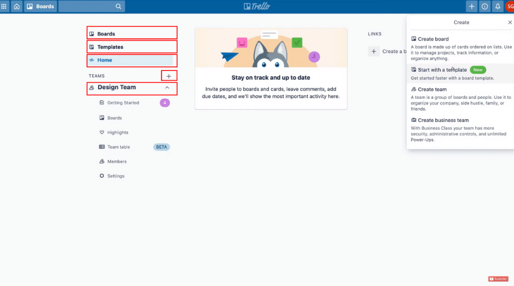 Understanding the Home Dashboard