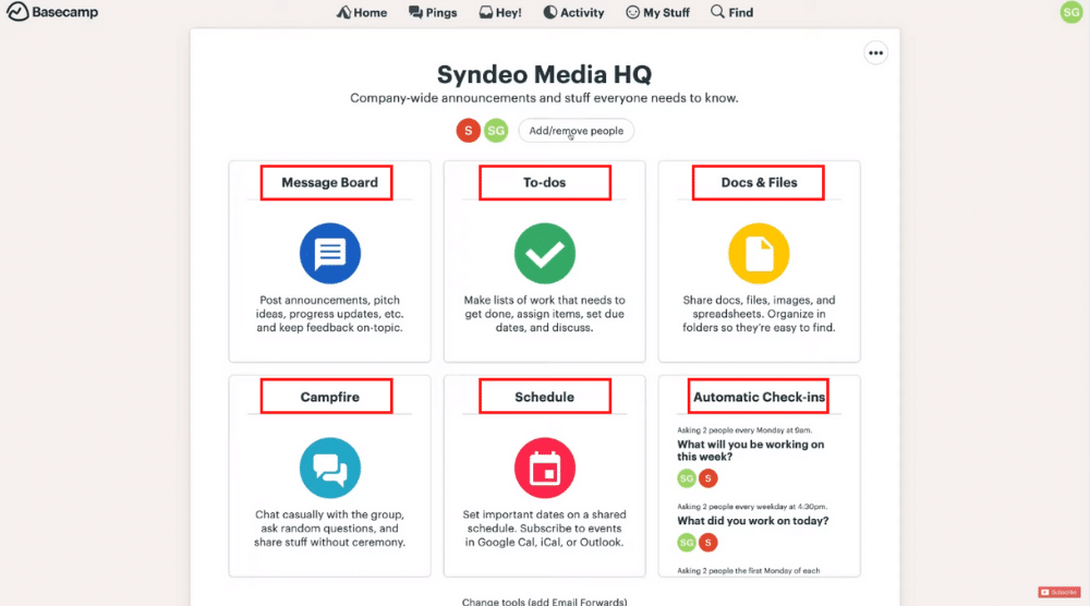 Understanding Basecamp Features