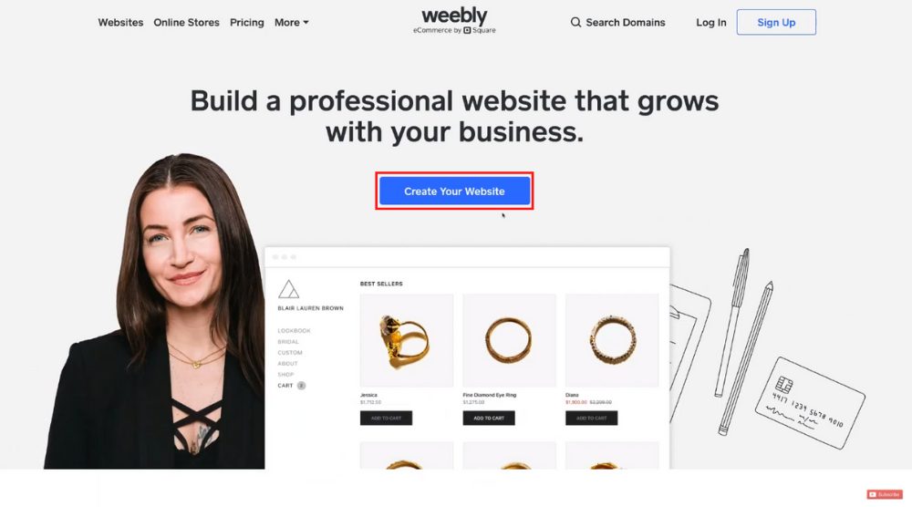 Weebly Sign Up