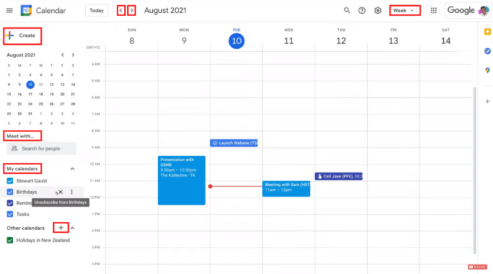 How To Use Google Calendar Tutorial For Beginners (2023)