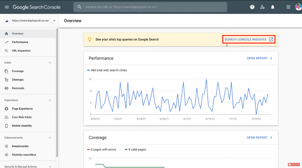 Understanding Google Search Console Insights