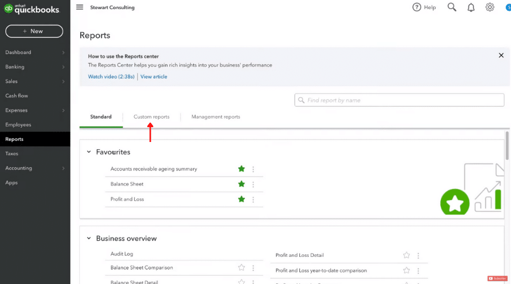 Access Your Reports within QuickBooks