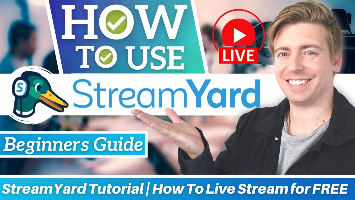 How to use Streamyard and go Live for FREE | Beginners Tutorial