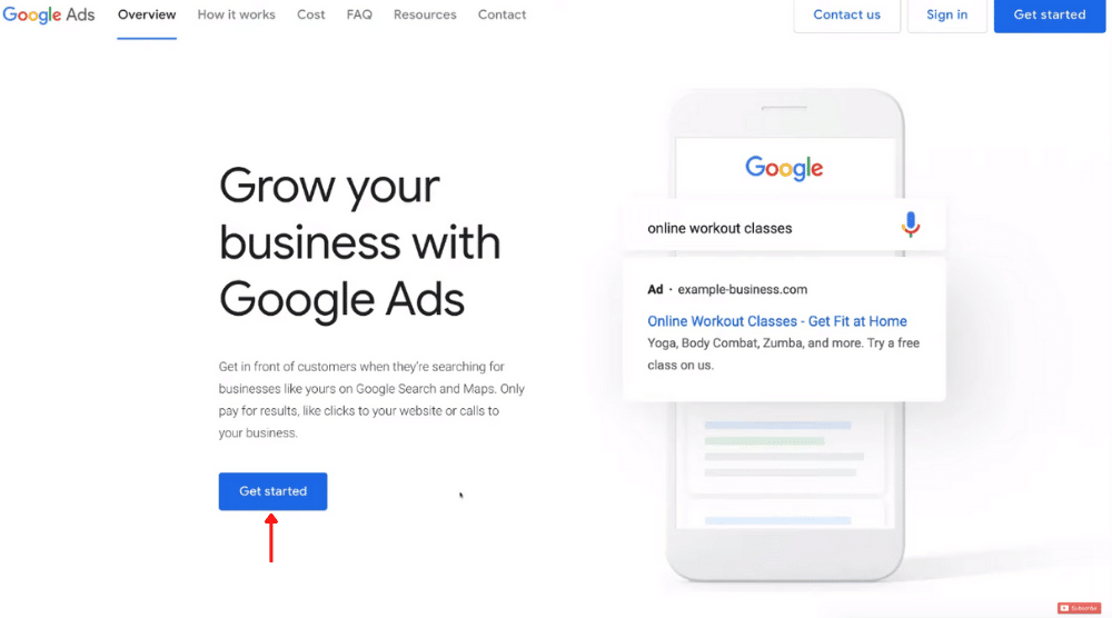 Create a Google Ads Account