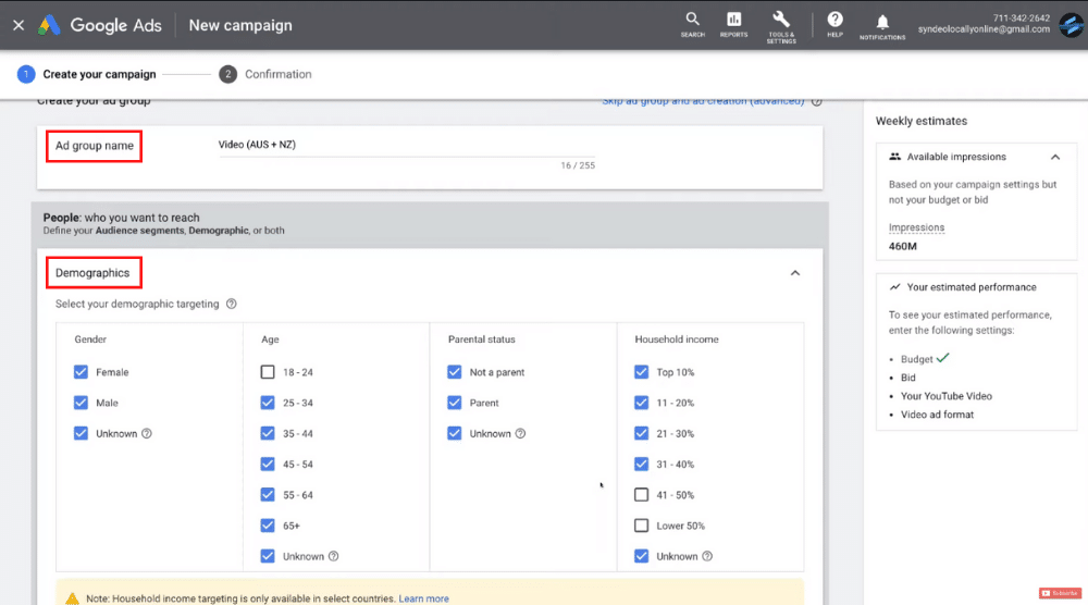 Create Your Ad Group_ Level Two