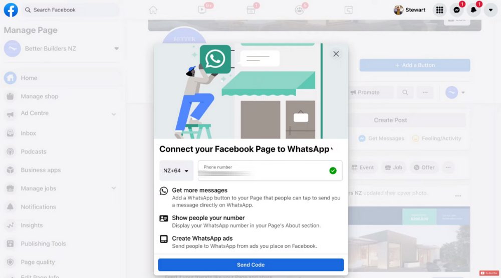 Connect with WhatsApp