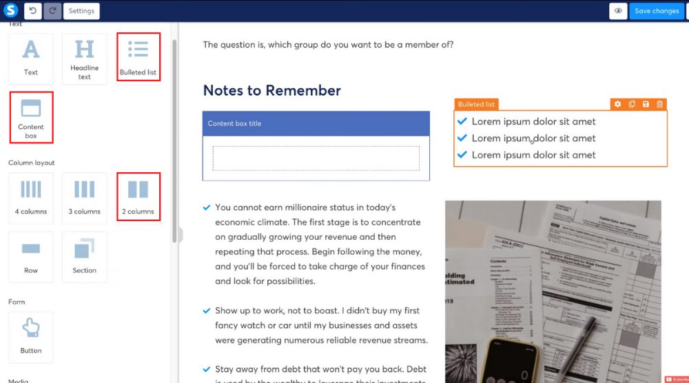 Customize the Lecture Template