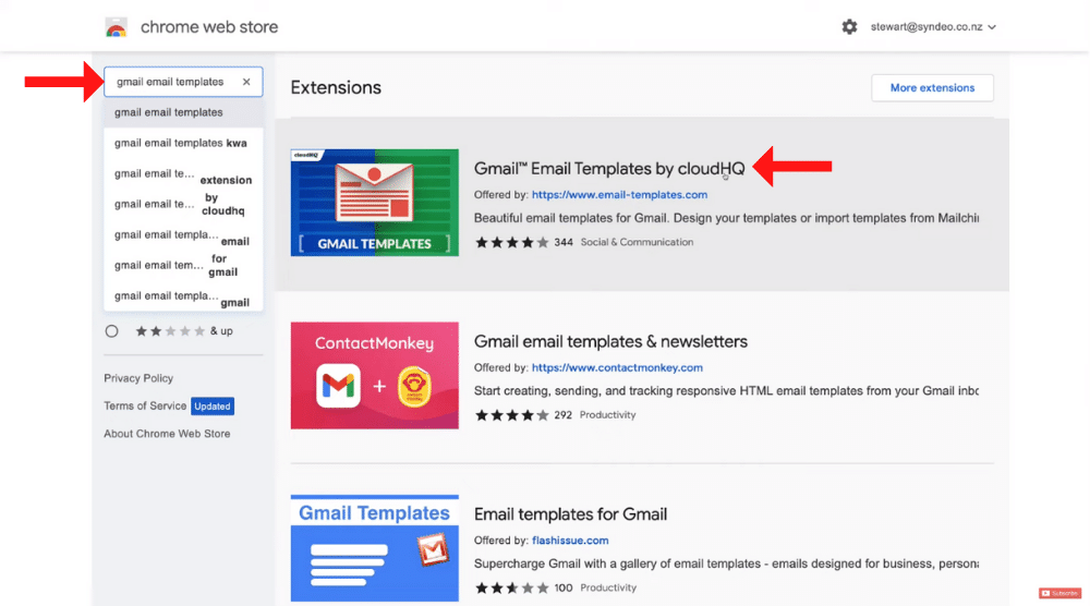 Free Embed  Videos in Gmail by cloudHQ