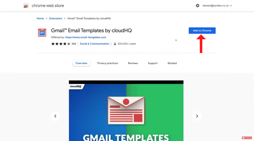 Free Embed  Videos in Gmail by cloudHQ