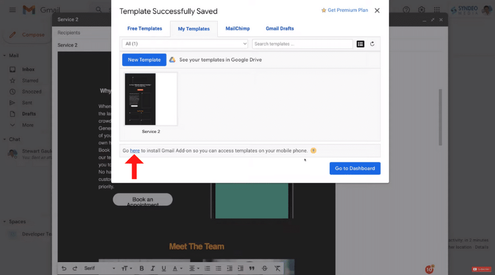 Access Templates on Mobile