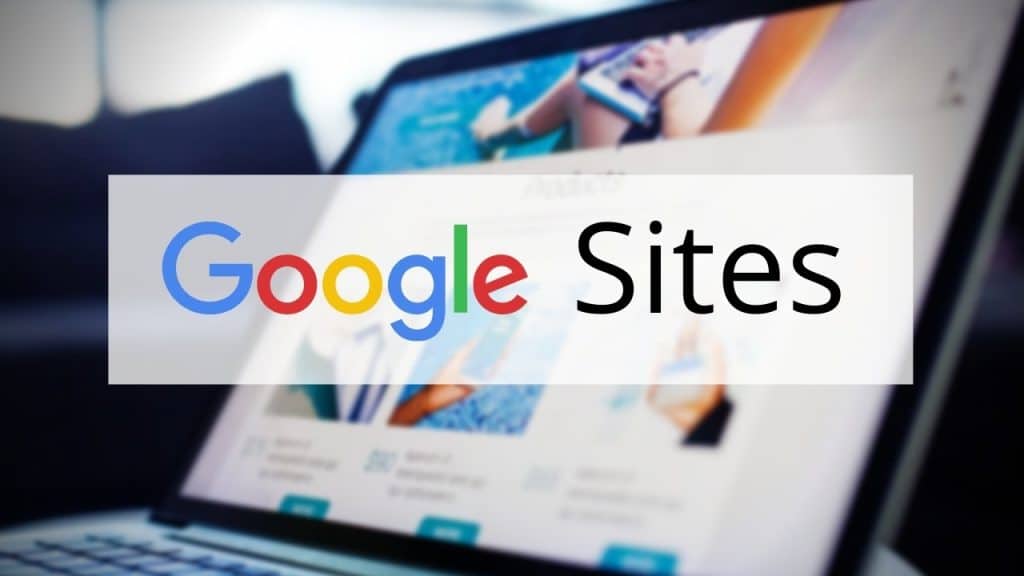 Google Sites builder