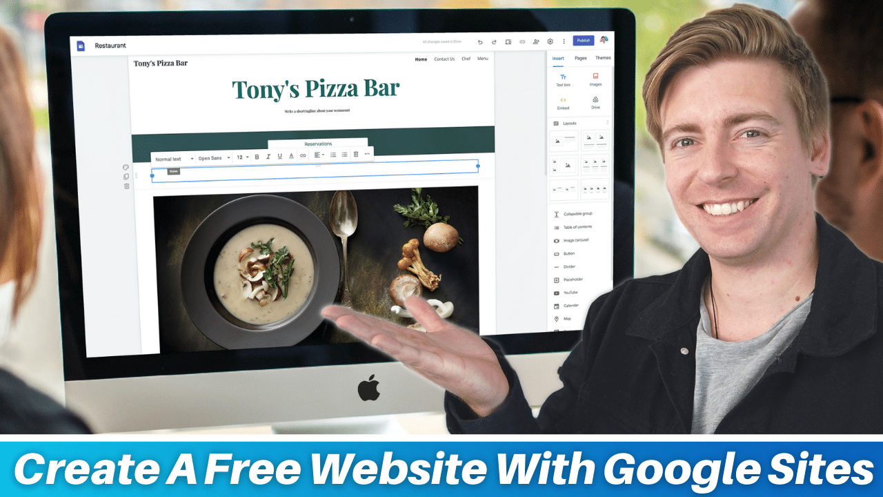 google sites create website free