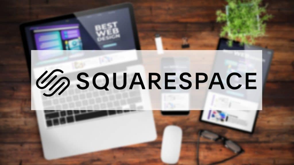 Square space webiste builder