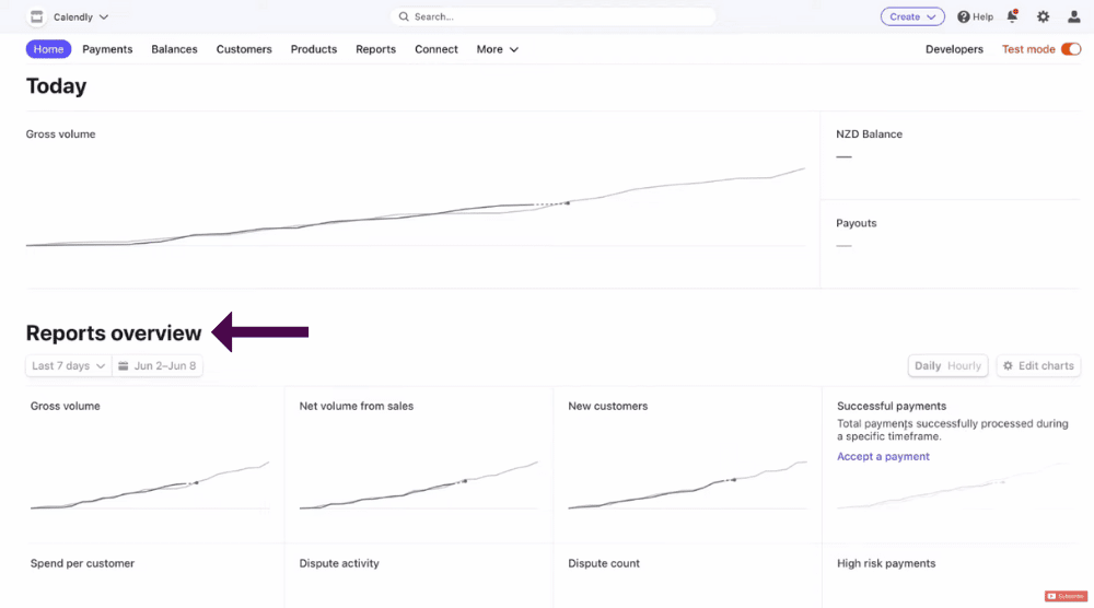 Explore Stripe Dashboard