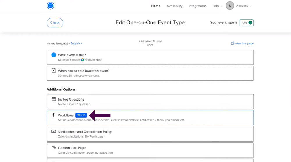 Set Up Workflows