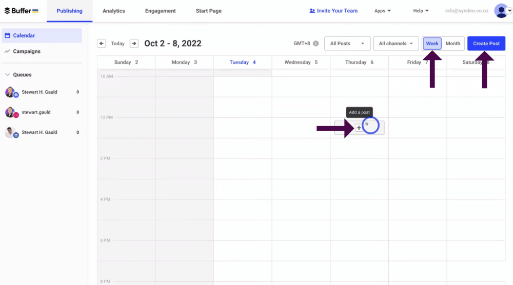 How To Schedule Posts With Buffer