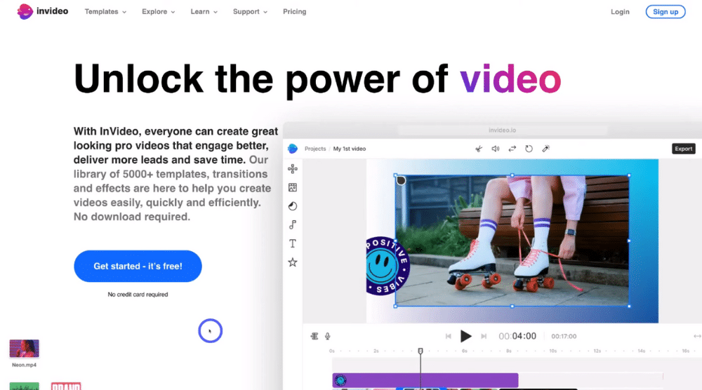 How to get started with Invideo