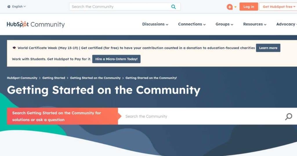 HubSpot CRM community