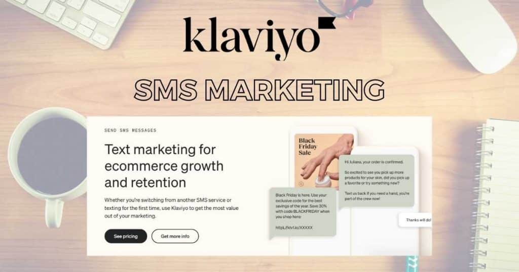 Klaviyo SMS marketing