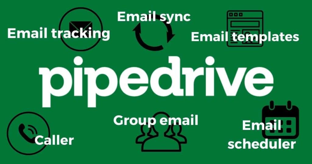 Pipedrive email features