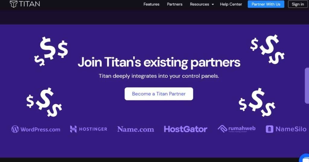 Titan partners and pricing