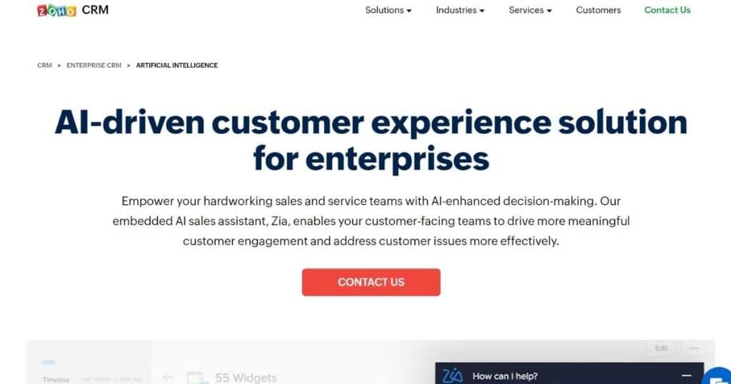 Zoho CRM AI