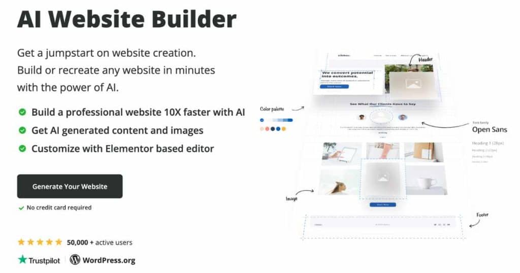 10Web AI website builder