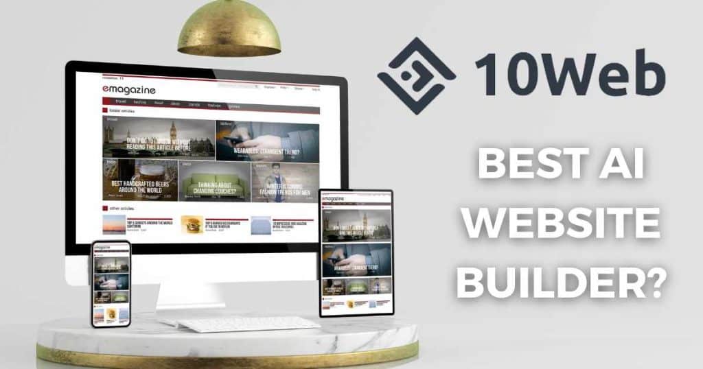 10Web Best AI website builder