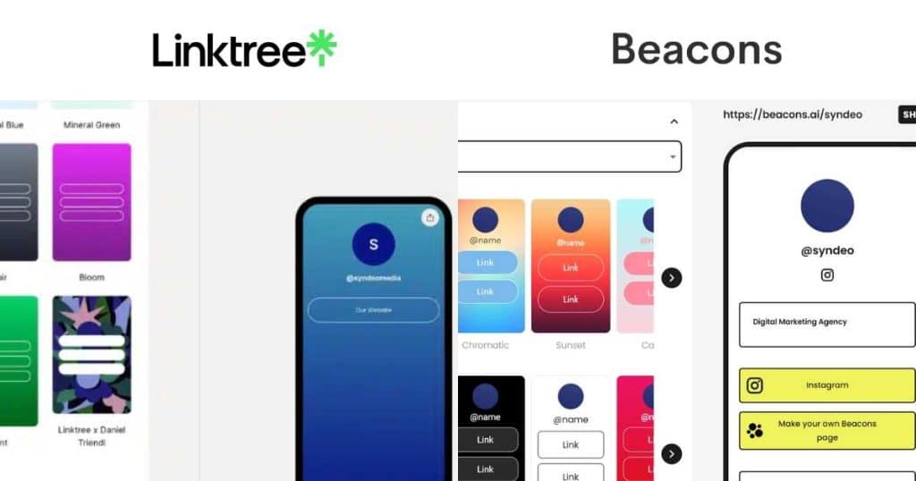 Beacons vs Linktree ease of use