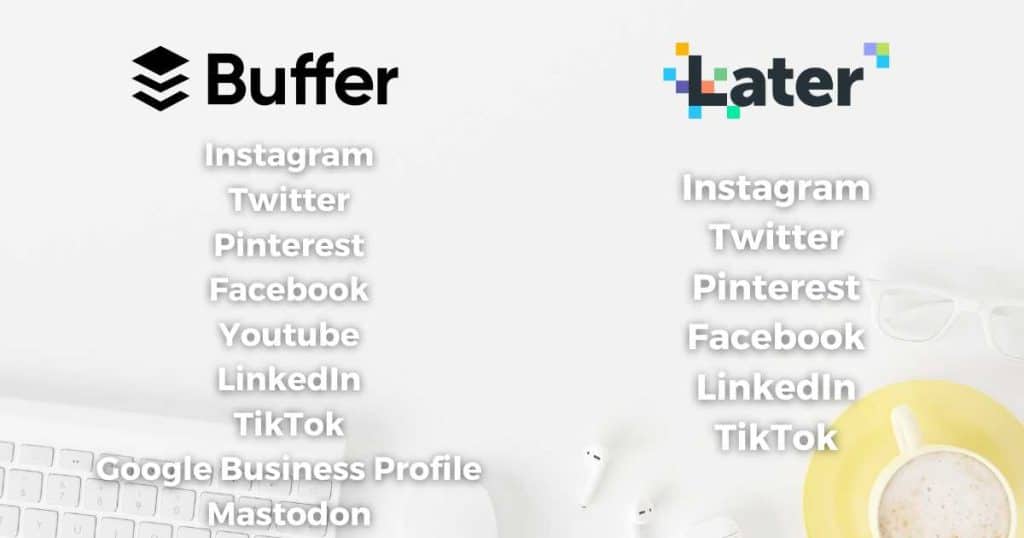 Buffer vs Later channels