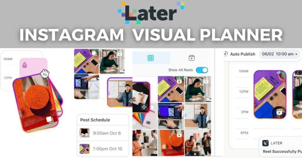 Later Instagram visual planner