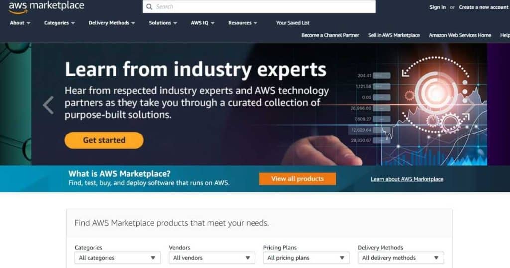 Amazon marketplace homepage