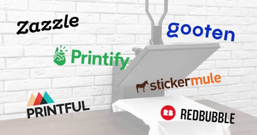 Print on Demand stickers companies