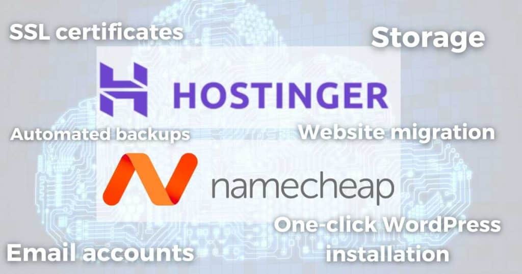 Hostinger vs Namecheap tools