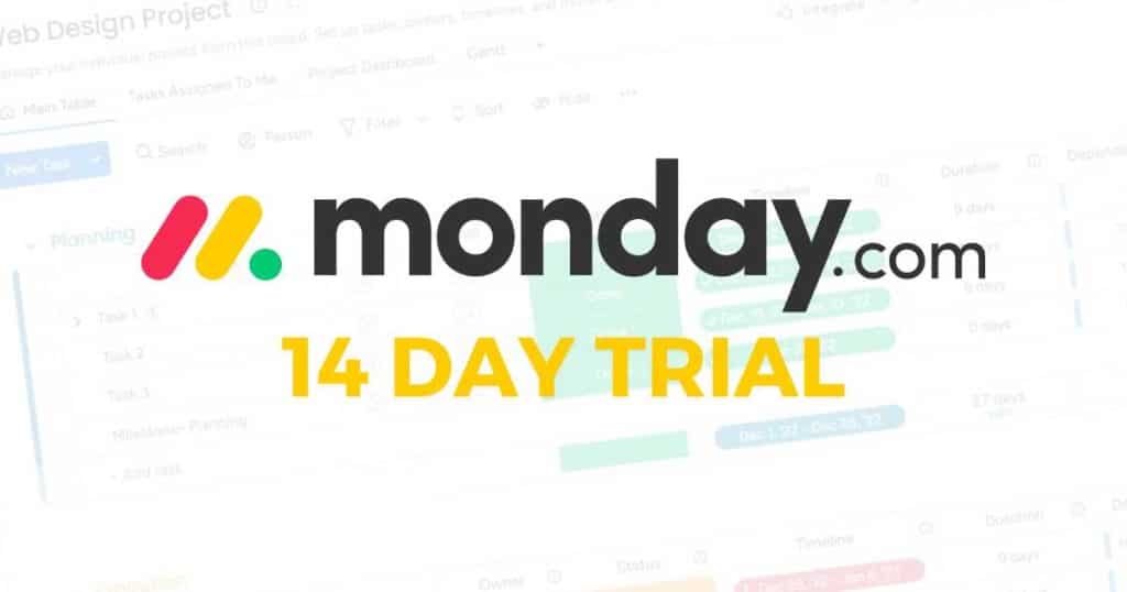 Monday.com free trial