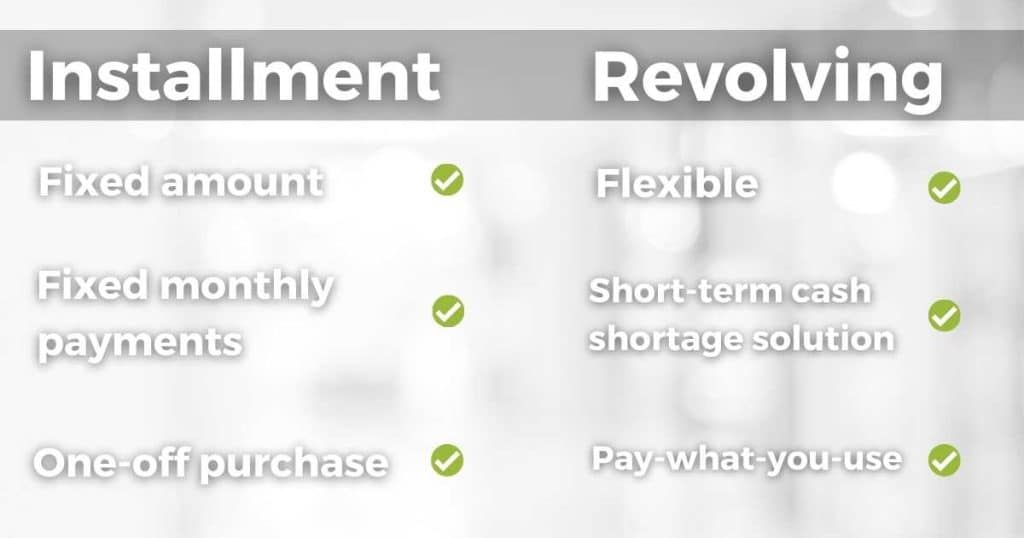 Installment vs Revolving Loans - Which Is Better For You_
