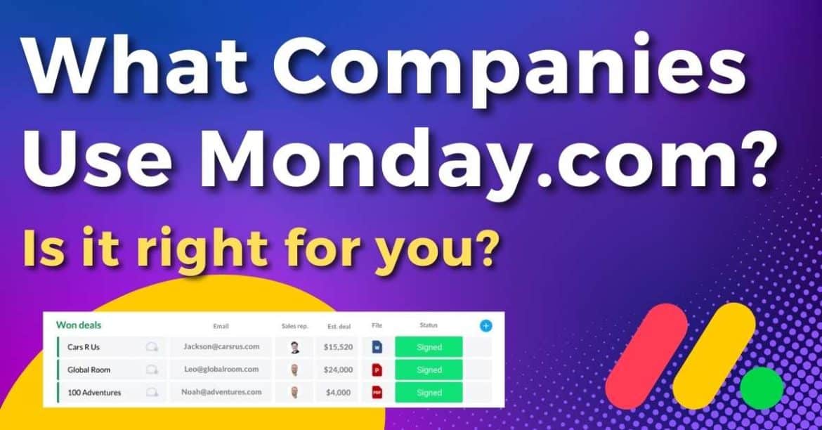 What Companies use Monday.com? A Guide to Finding Your Fit