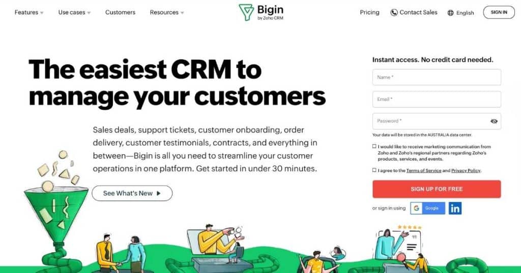 Bigin CRM By Zoho