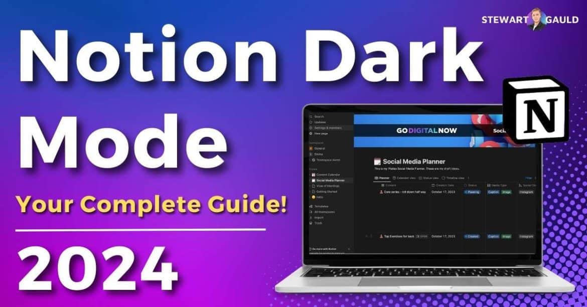 Notion Dark Mode: Your Complete Guide (Desktop & Mobile)