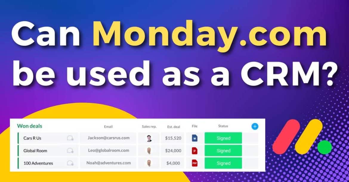 How Can Monday.com be used as a CRM? - Stewart Gauld