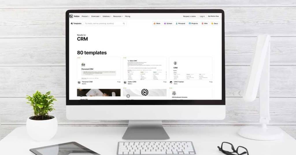 Notion CRM Templates
