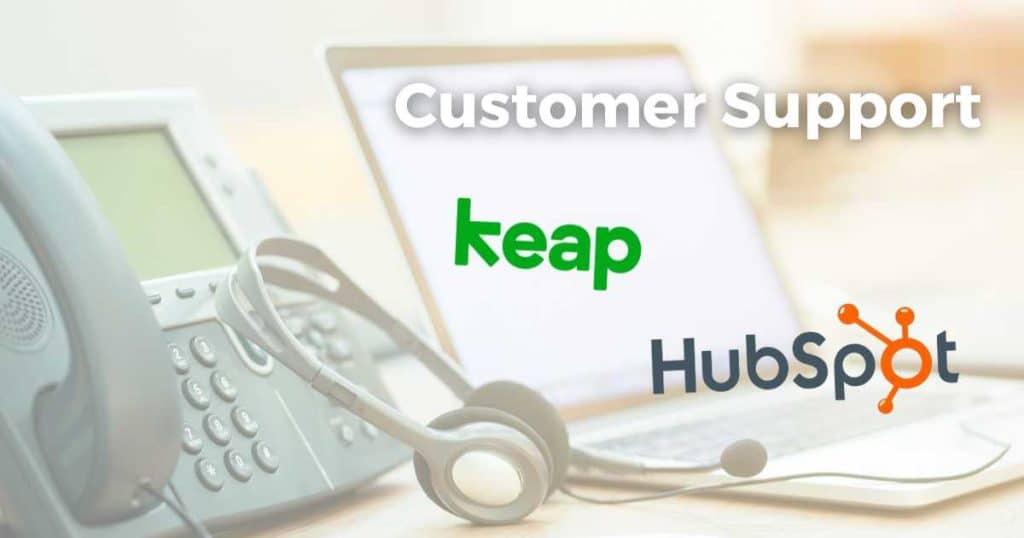 Keap vs HubSpot Customer Support