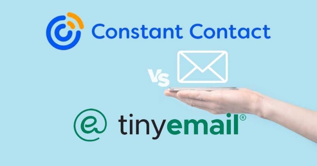 Constant Contact vs tinyEmail 2024