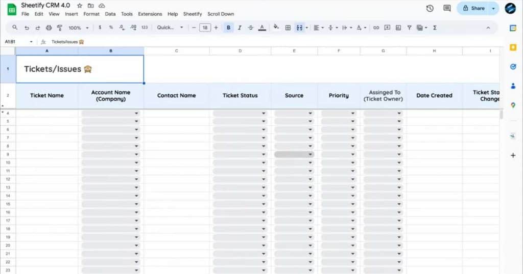 How To Use Google Sheets Issue Tracker Template