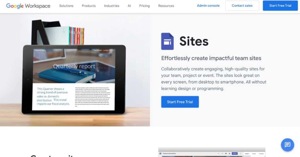 Best Wix Alternative For Small Businesses Google Sites