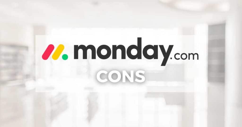 Monday.com Cons