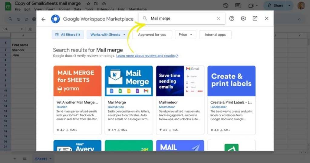 How To Mail Merge In Google Sheets With Add-On